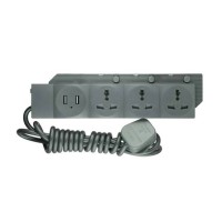 Energypac 3 Points + 2 USB Extension Socket