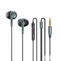 Remax RM-595 Double Moving Coil 3.5mm Earphone Black